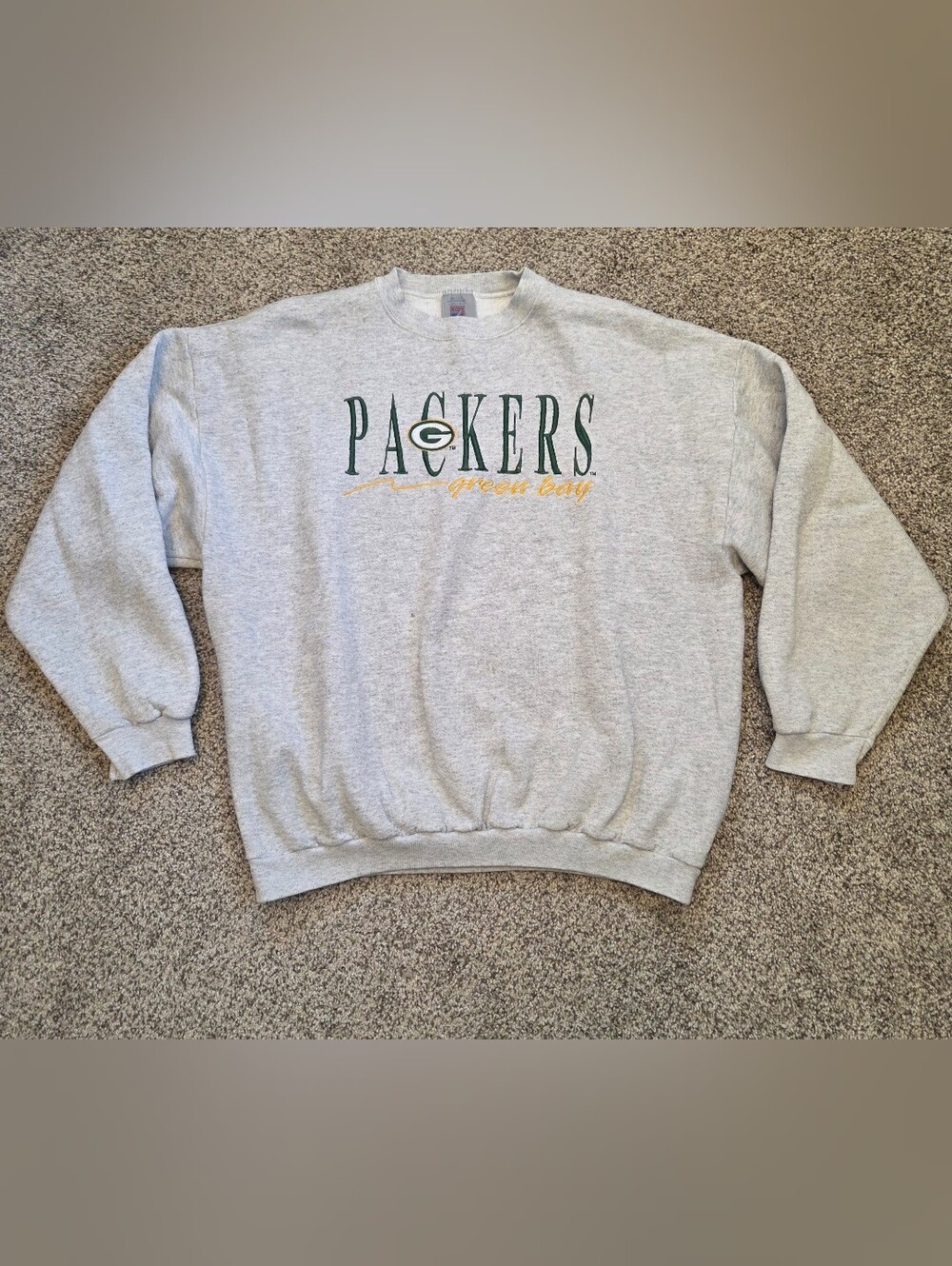 Vintage 90s Green Bay Packers Logo 7 Crewneck XL